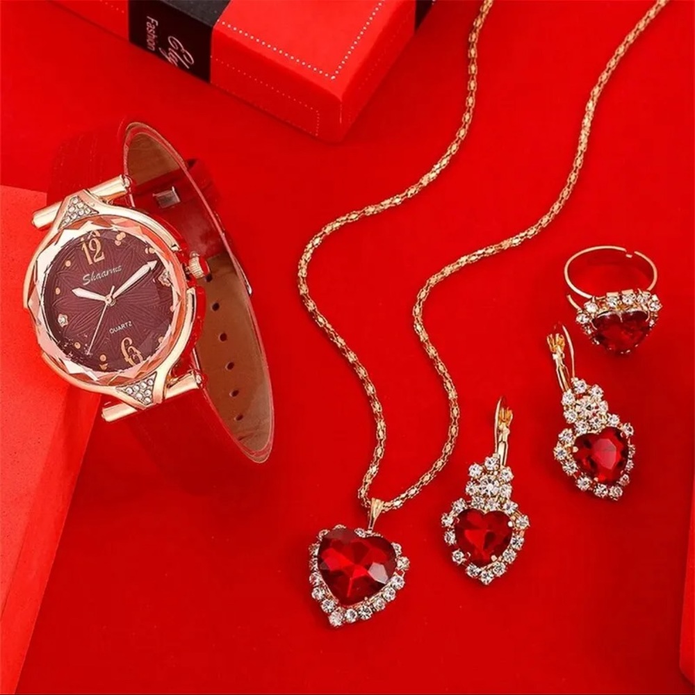 Ruby Jewelry Set